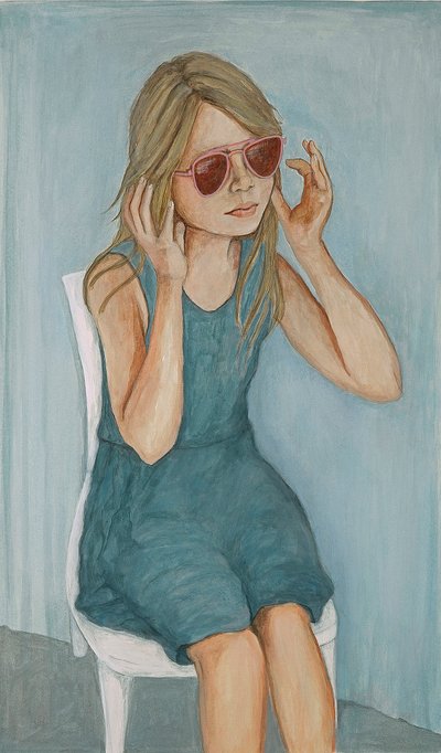 Girl In Sunglasses, 2017 by Stevie Taylor
